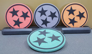 Tri-Star Coaster (2Tone-Black)